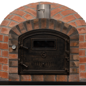 Brick Oven Door Closed